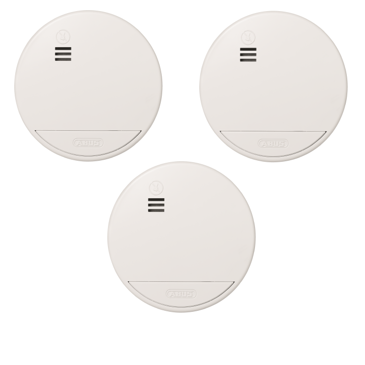 ABUS 3er-Set Rauchwarnmelder RWM90